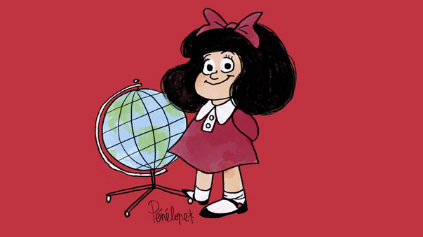 Mafalda, mon héroïne (détail couverture)