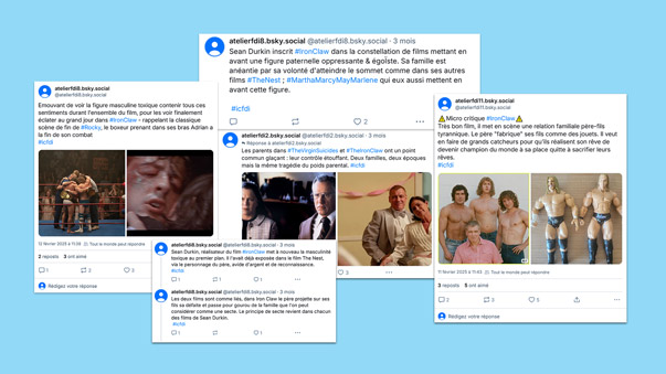 Critweet - Tweet des élèves sur Blueskty lors d'un atelier