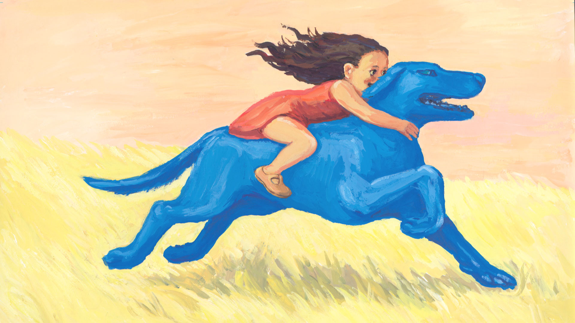 Chien Bleu © 1989 l'école des loisirs, Paris