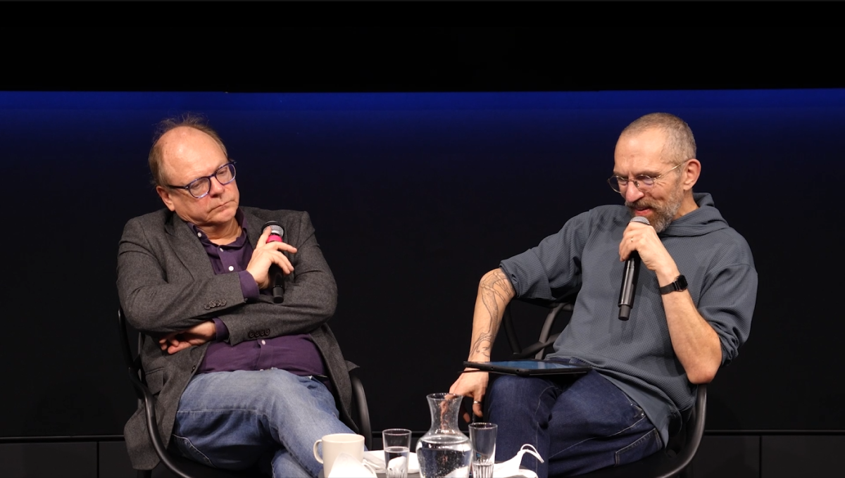 Dialogue entre Patrick Boucheron (historien) et Mathieu Potte-Bonneville (philosophe) © Forum des images