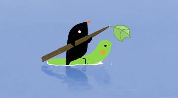 La Mésange et la Chenille © KMBO 