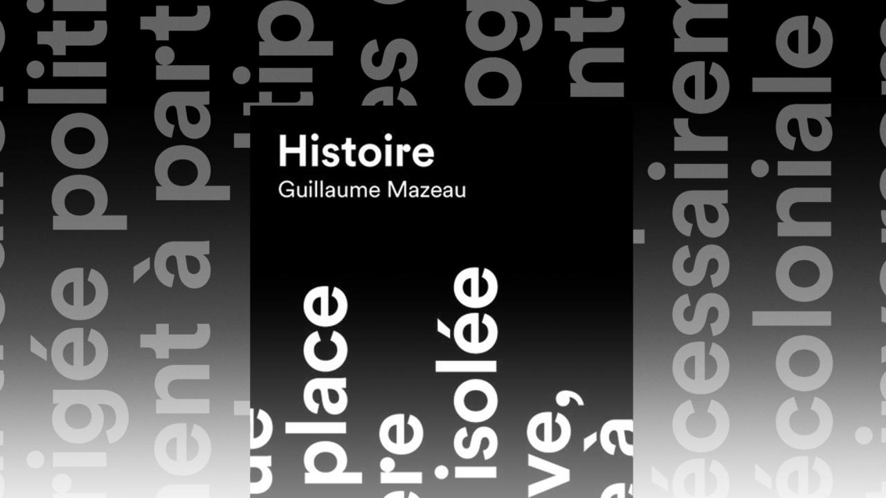 Histoire, collection Le mot est faible 