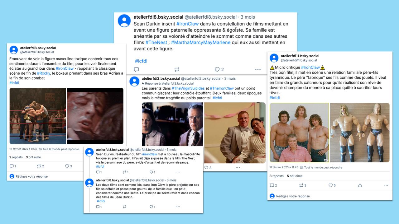 Critweet - Tweet des élèves sur Blueskty lors d'un atelier 