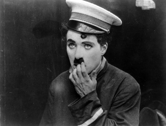 Charlot à la banque © Collection Christophe L 