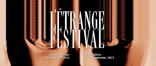 Affiche de l'Etrange Festival 2013